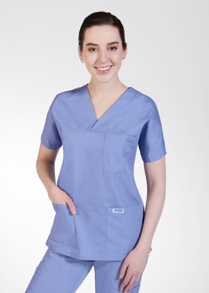 3 Pocket V-neck Scrub Top