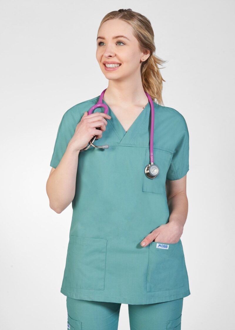 3 Pocket V-neck Scrub Top