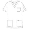 V-Neck Unisex Scrub Top