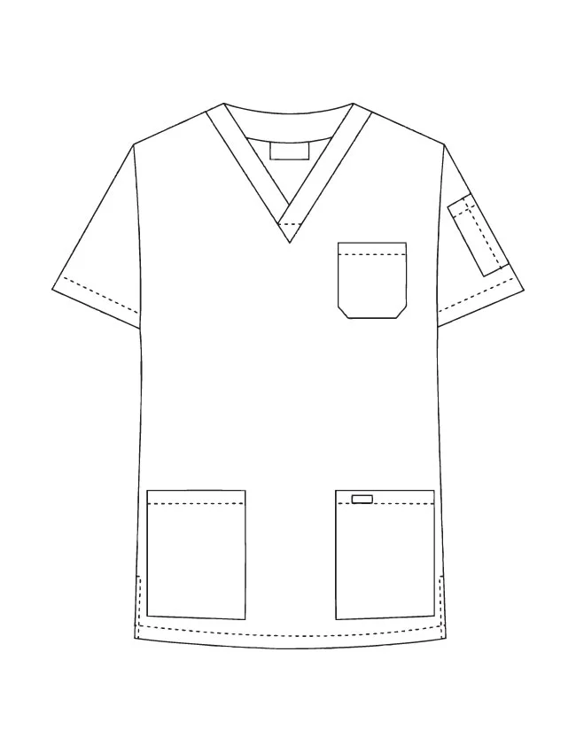 V-Neck Unisex Scrub Top