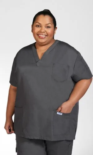 V-neck Unisex Scrub Top