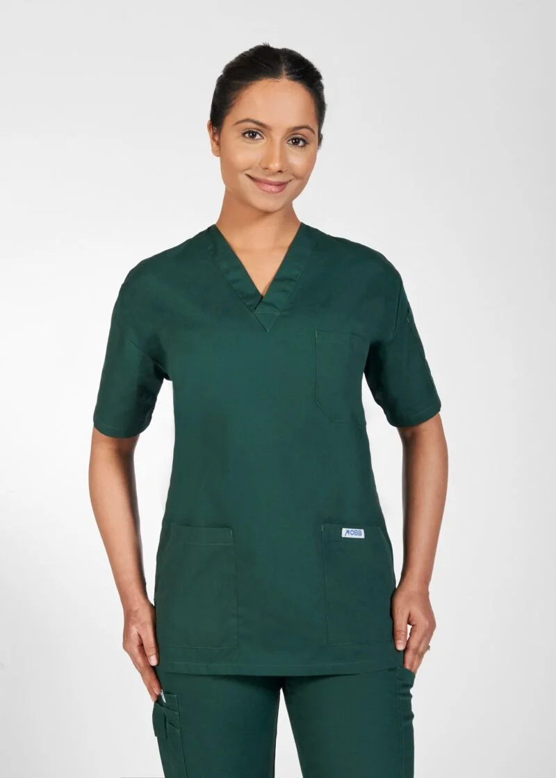V-neck Unisex Scrub Top