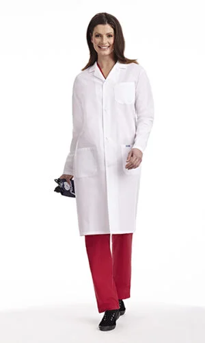 Full Length Unisex Lab Coat with Buttons