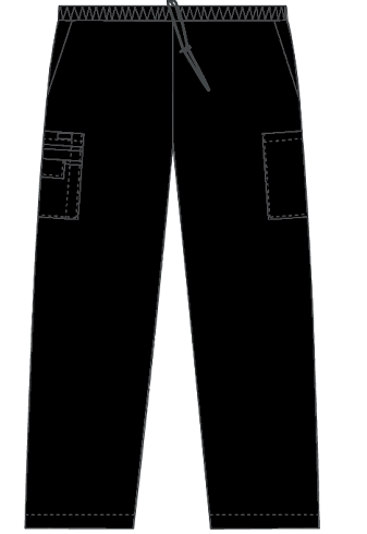 Drawstring Scrub Pant With 5 Pockets MOBB (XXS-L) (608P)